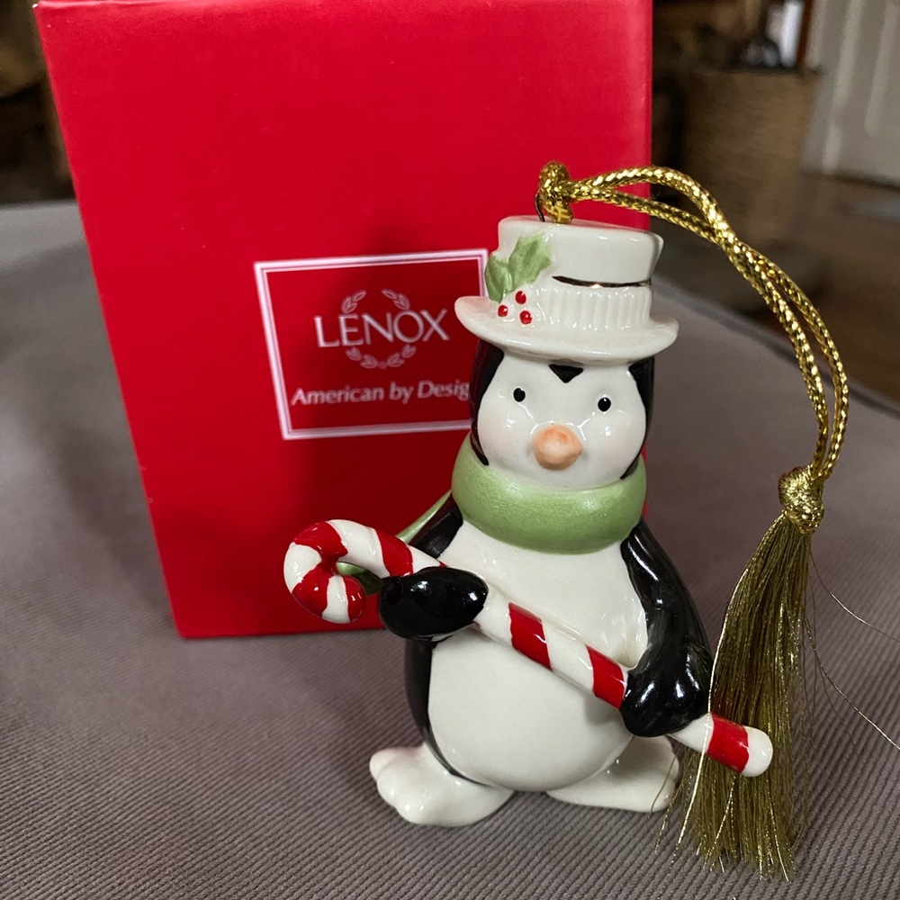 Lenox Penguin Ornsment